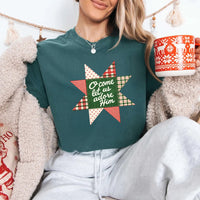 O Come Let Us Adore Him Comfort Colors Christmas T-Shirt