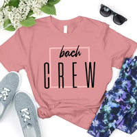 May include Pink matching Bride & Crew Tees for bachelorette parties, designed for coordinated fun and photo moments.