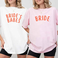 May include Bride's Babes Tees for Bridesmaids, showcasing trendy designs perfect for bridal parties and wedding celebrations.