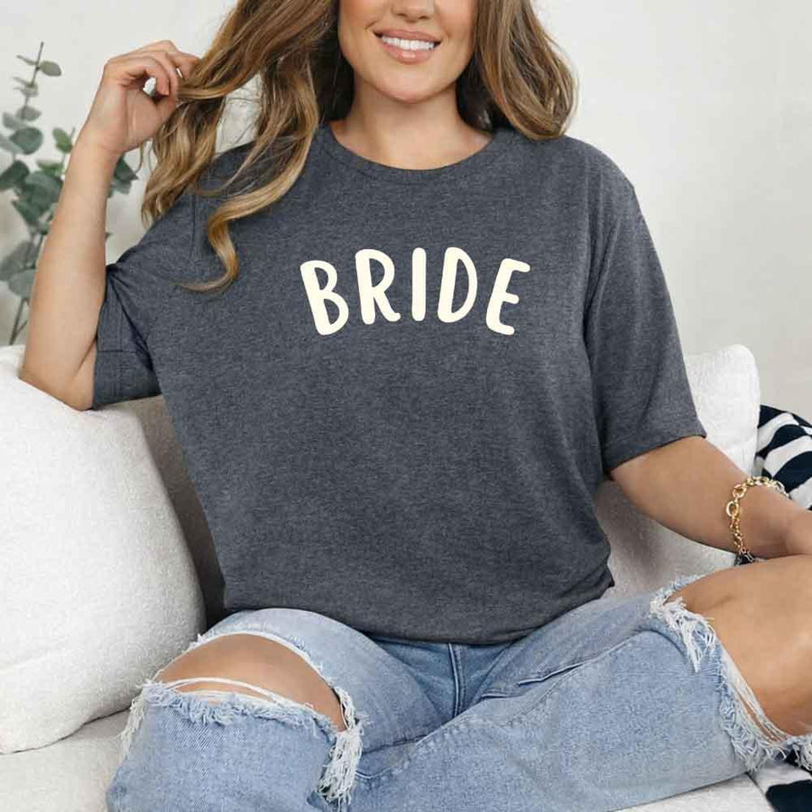 May include Dark Heather Bride's Babes Tees for Bridesmaids, showcasing trendy designs perfect for bridal parties and wedding celebrations.