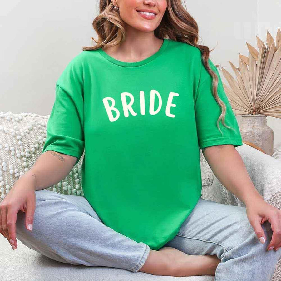 May include Green Bride's Babes Tees for Bridesmaids, showcasing trendy designs perfect for bridal parties and wedding celebrations.
