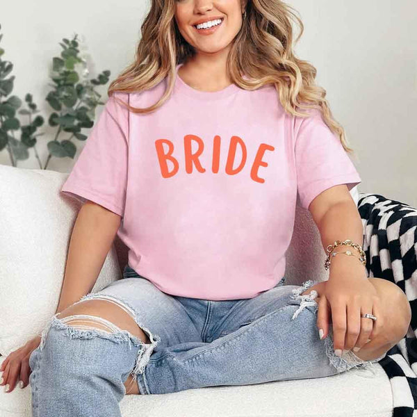 May include Pink Bride's Babes Tees for Bridesmaids, showcasing trendy designs perfect for bridal parties and wedding celebrations.