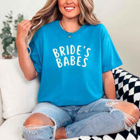 May include Sapphire Bride's Babes Tees for Bridesmaids, showcasing trendy designs perfect for bridal parties and wedding celebrations.