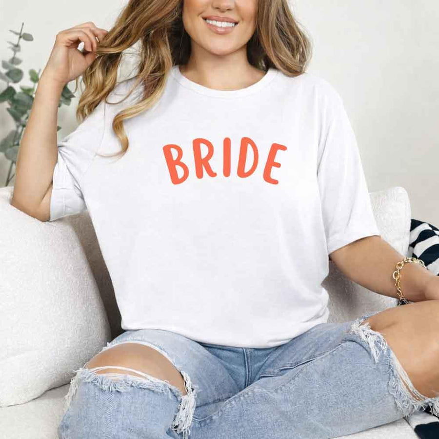 May include White Bride's Babes Tees for Bridesmaids, showcasing trendy designs perfect for bridal parties and wedding celebrations.