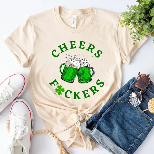 cheers fuckers drink up bitches saint paddy couples white t shirt 6

