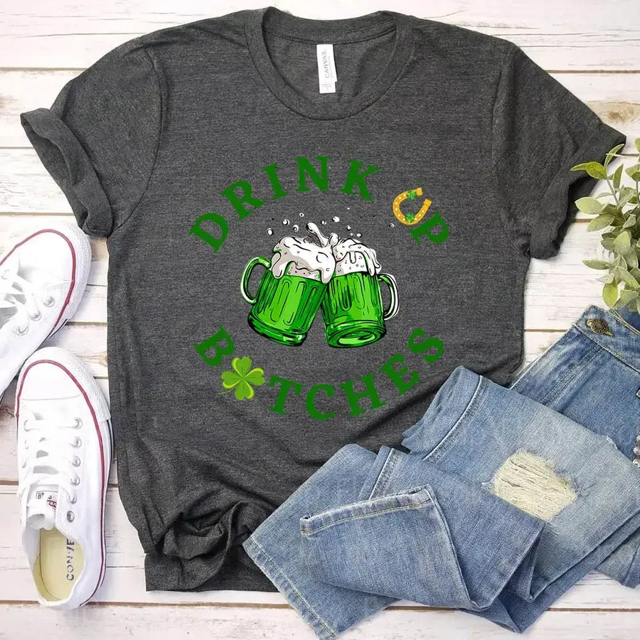 cheers fuckers drink up bitches saint paddy couples grey t shirt 6
