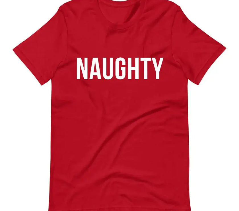 Christmas Naughty Tee