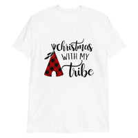 Christmas With My Tribe Family Tee