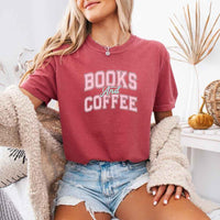 Comfort Colors Books & Coffee – Trendy BookTok Reader Graphic Tee