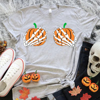 Customizer - $12 TUESDAY | Double Pumpkin Funny Halloween T-Shirt