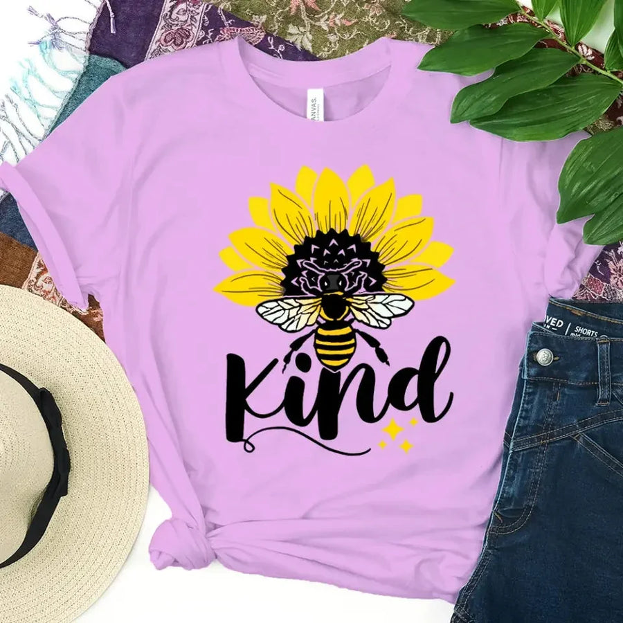 Customizer - Bee Kind Sunflower - Be Kind Tee