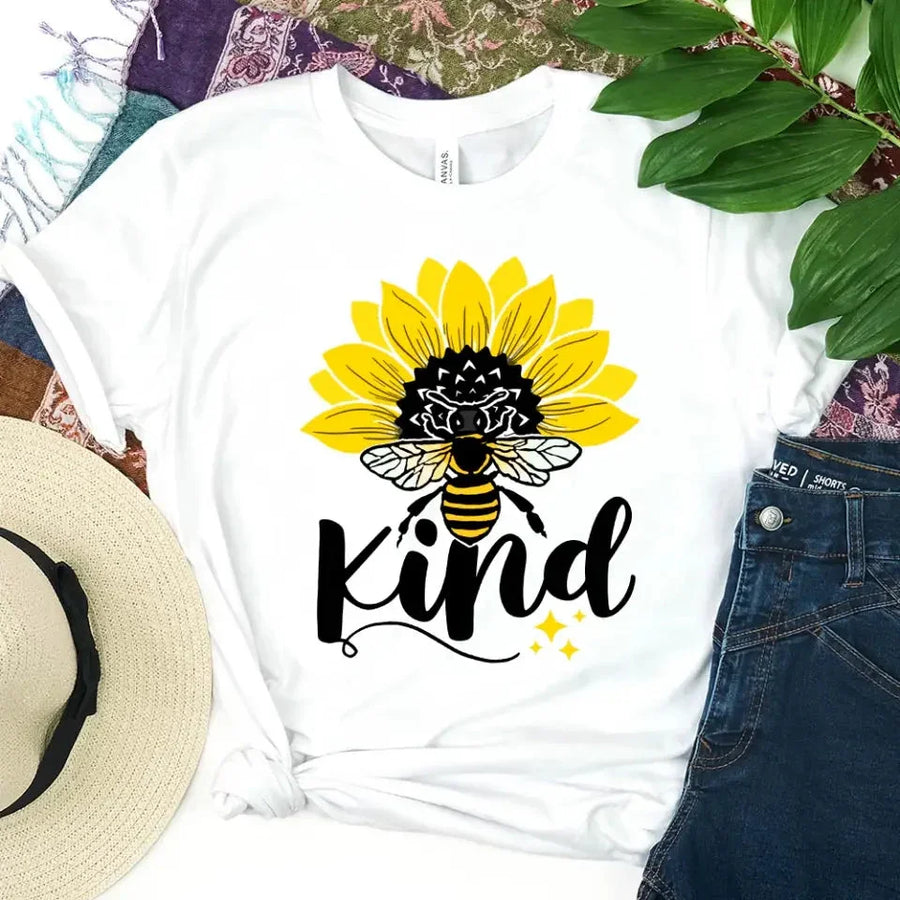 Customizer - Bee Kind Sunflower - Be Kind Tee