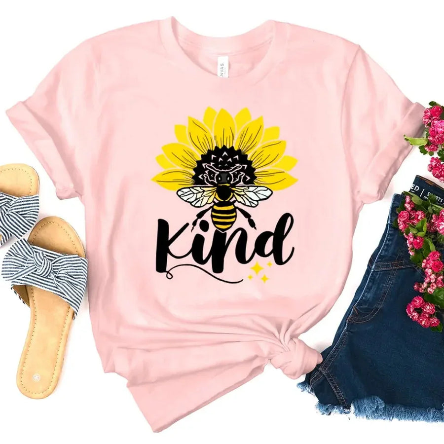Customizer - Bee Kind Sunflower - Be Kind Tee