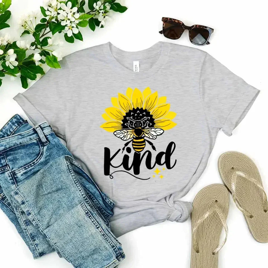 Customizer - Bee Kind Sunflower - Be Kind Tee