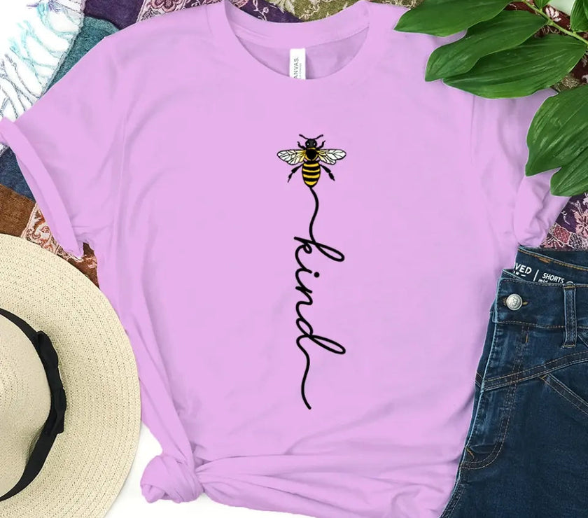 Customizer - Bee Kind With Line - Be Kind Tee