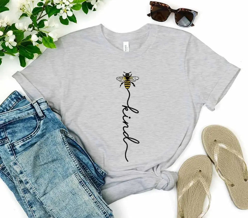 Customizer - Bee Kind With Line - Be Kind Tee