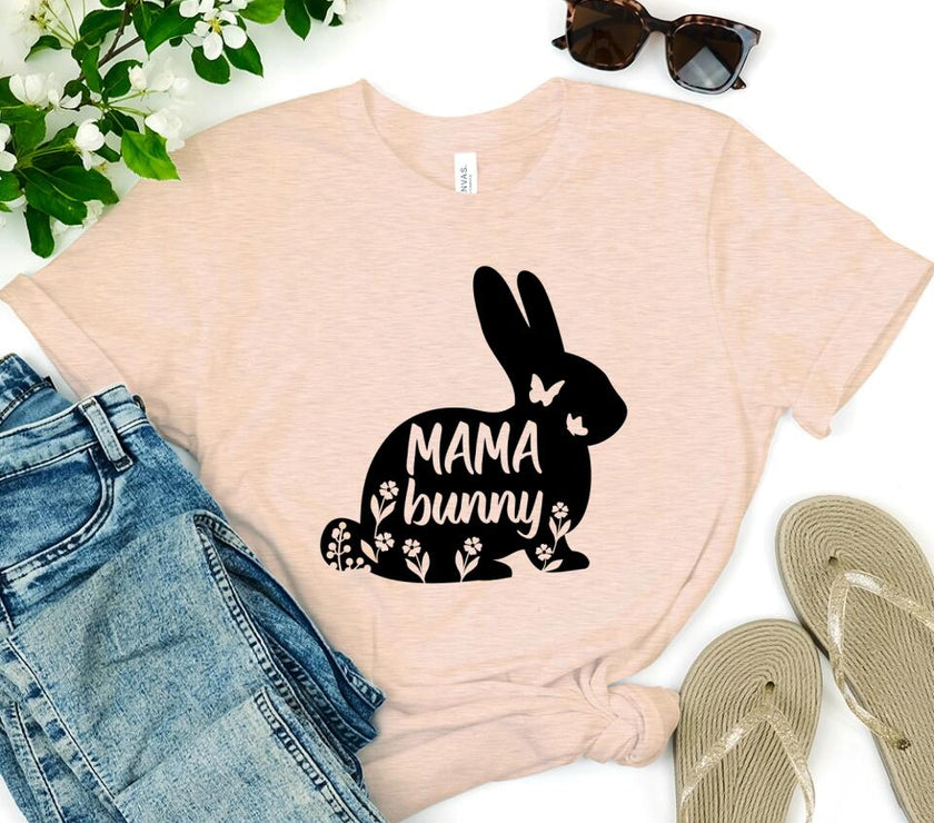 Customizer - Bunny Tee - Mom And Me Easter Tee