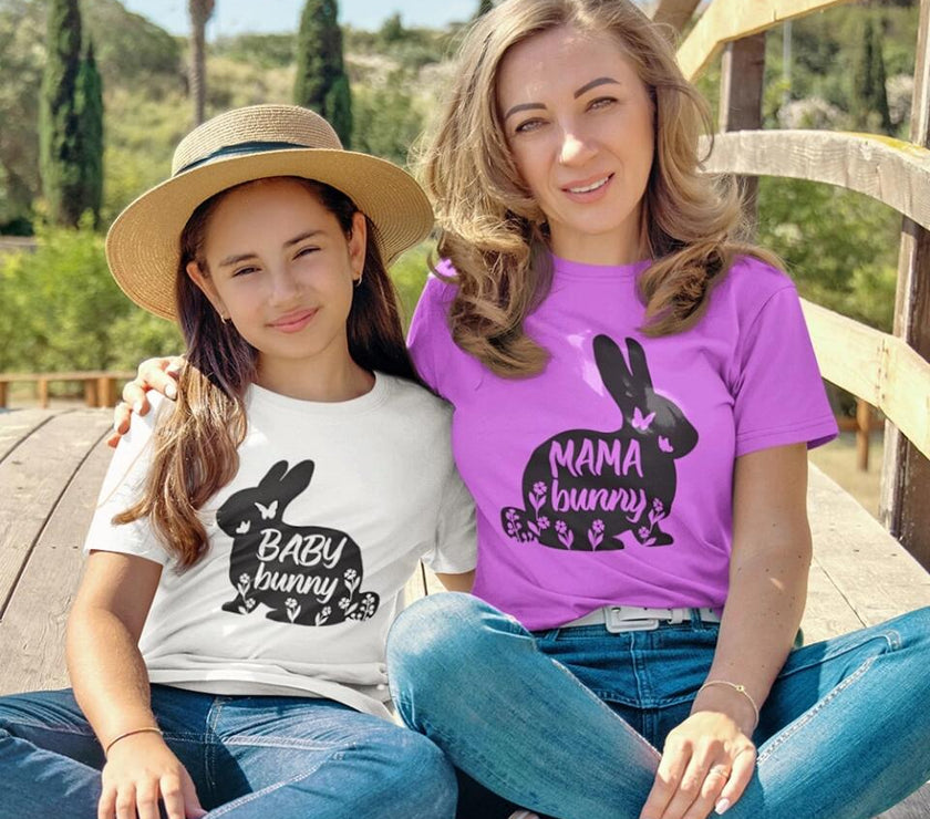 Customizer - Bunny Tee - Mom And Me Easter Tee