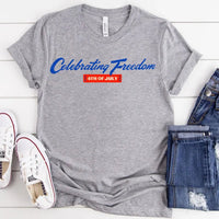 Customizer - Celebrating Freedom 4th Of July T-shirt