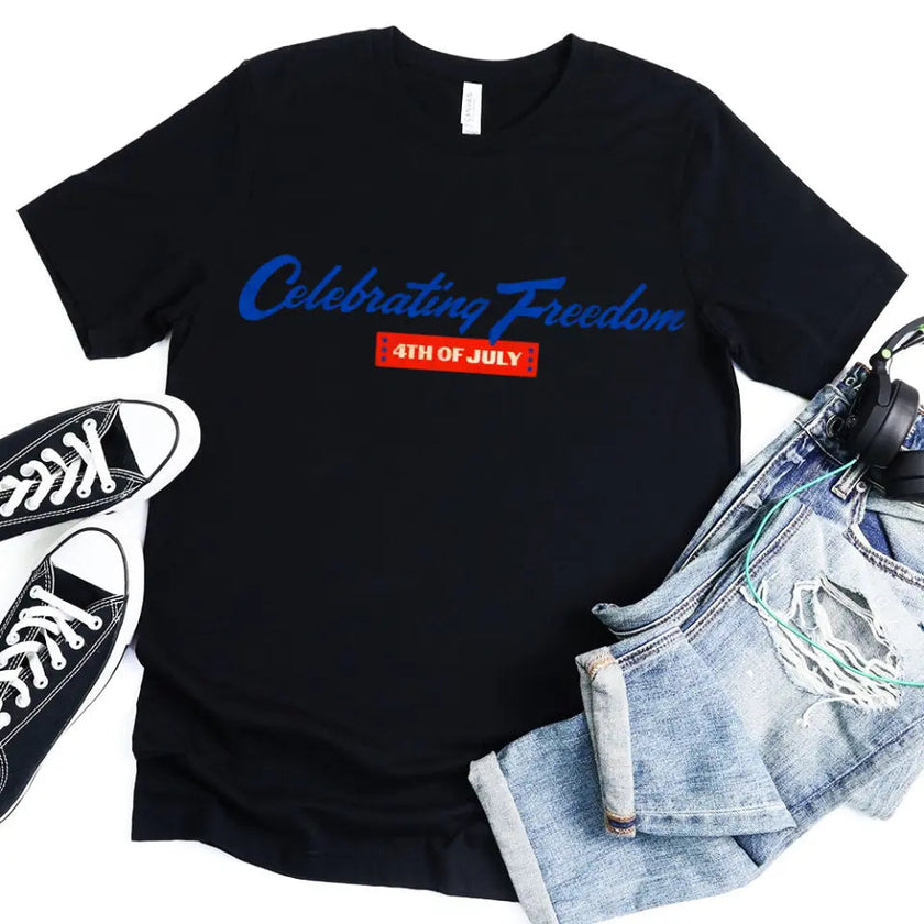 Customizer - Celebrating Freedom 4th Of July T-shirt