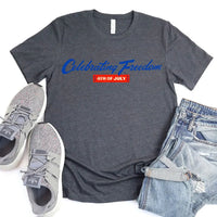 Customizer - Celebrating Freedom 4th Of July T-shirt