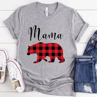 Customizer - Christmas Mama Bear Family Tee