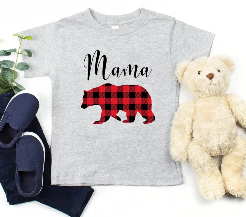 Customizer - Christmas Mama Bear Family Tee