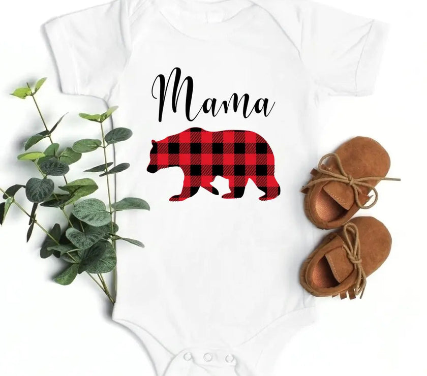 Customizer - Christmas Mama Bear Family Tee