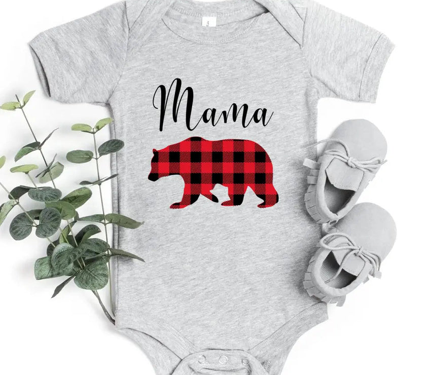 Customizer - Christmas Mama Bear Family Tee