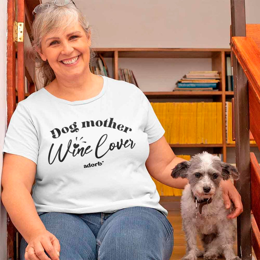 Customizer - Dog Mother Wine Lover T-shirt