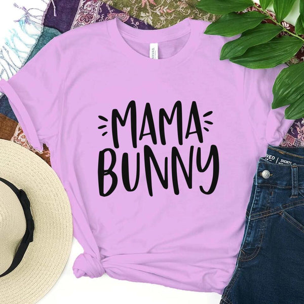 Customizer - Easter Bunny Tee - Mama Bunny With Baby Easter Tee