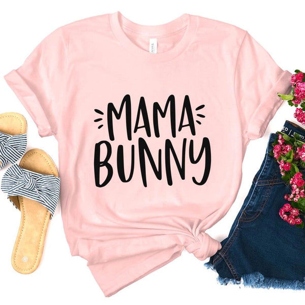 Customizer - Easter Bunny Tee - Mama Bunny With Baby Easter Tee