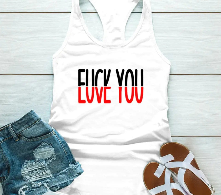 Customizer - F*ck You, Love You Tank Top