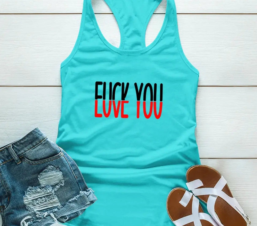 Customizer - F*ck You, Love You Tank Top