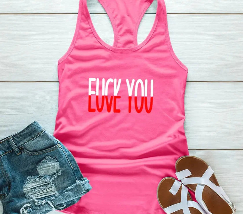 Customizer - F*ck You, Love You Tank Top