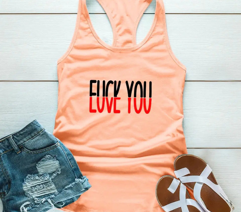 Customizer - F*ck You, Love You Tank Top