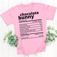 Customizer - Family Easter Chocolate Ingredients Bunny Group Tee