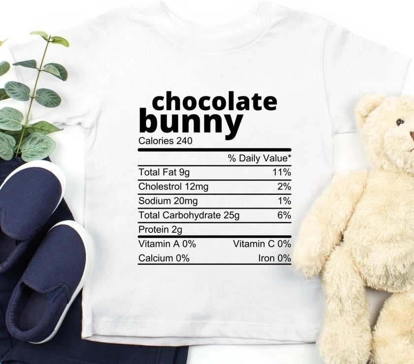 Customizer - Family Easter Chocolate Ingredients Bunny Group Tee