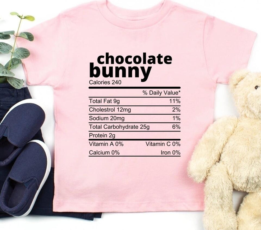 Customizer - Family Easter Chocolate Ingredients Bunny Group Tee