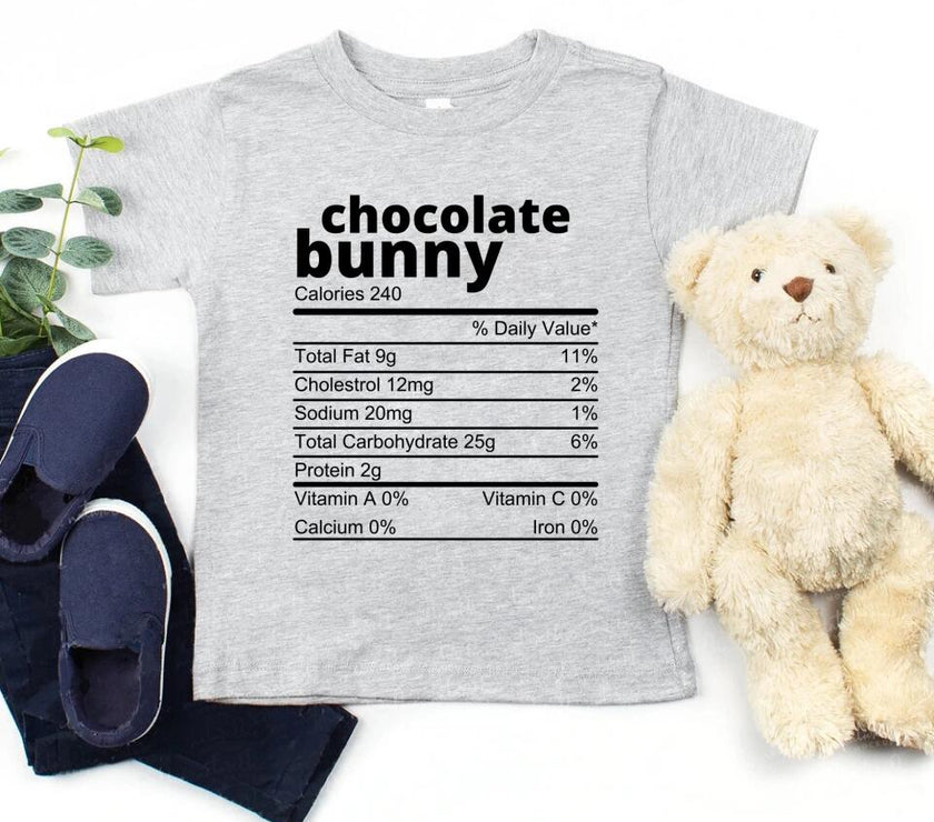 Customizer - Family Easter Chocolate Ingredients Bunny Group Tee