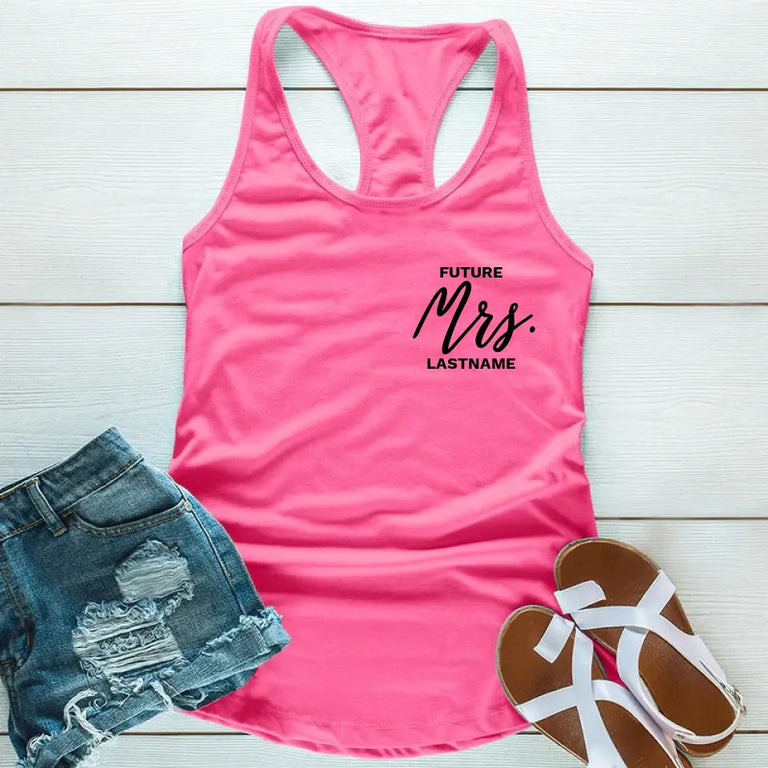 Customizer - Future Mrs. Personalized Tank Top