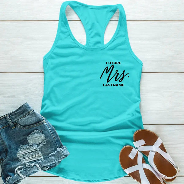 Customizer - Future Mrs. Personalized Tank Top