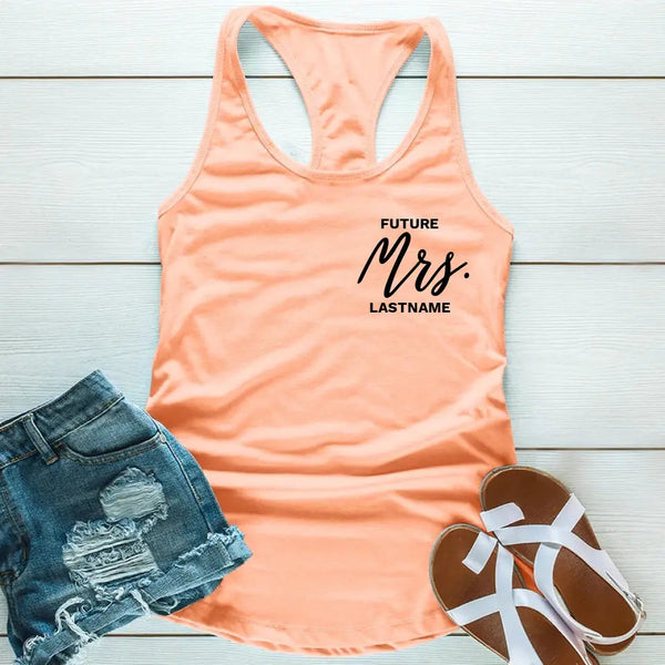 Customizer - Future Mrs. Personalized Tank Top
