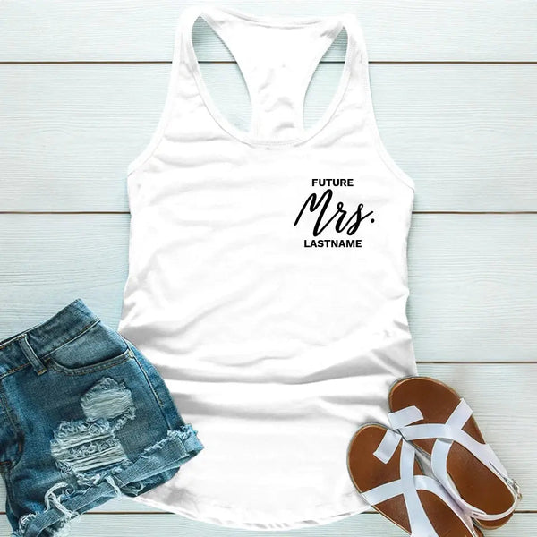 Customizer - Future Mrs. Personalized Tank Top