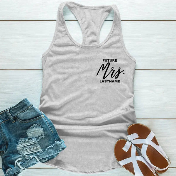 Customizer - Future Mrs. Personalized Tank Top