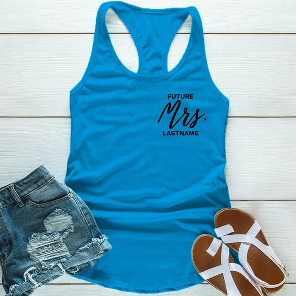 Customizer - Future Mrs. Personalized Tank Top