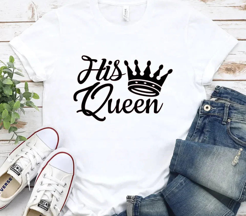 Customizer - His Queen & Her King Couple Tee