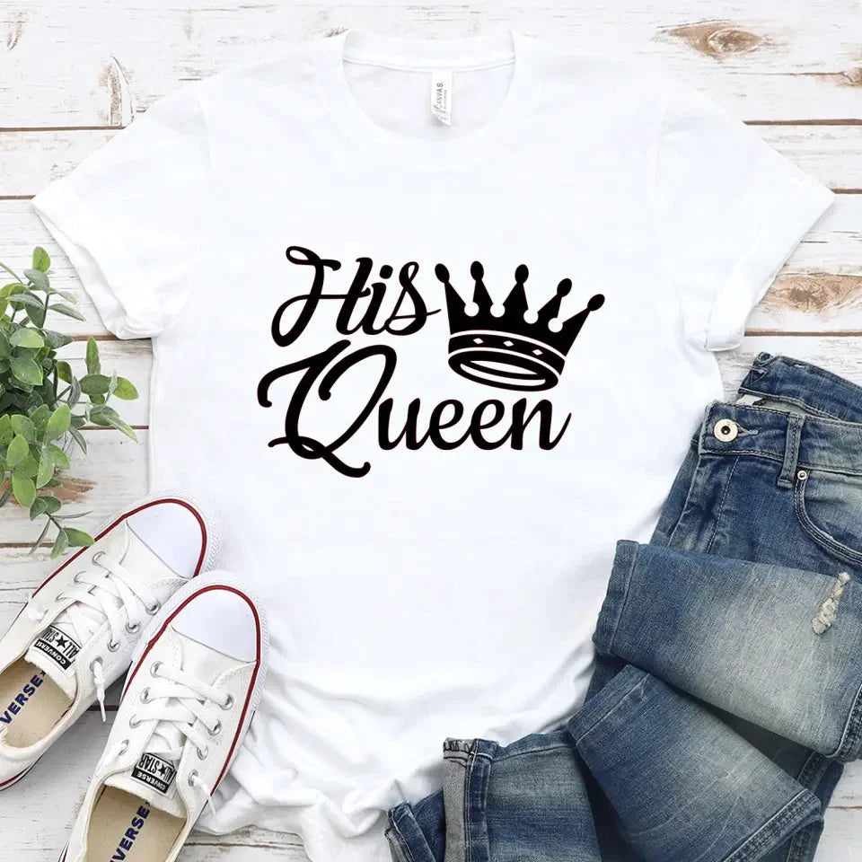 Customizer - His Queen & Her King Couple Tee