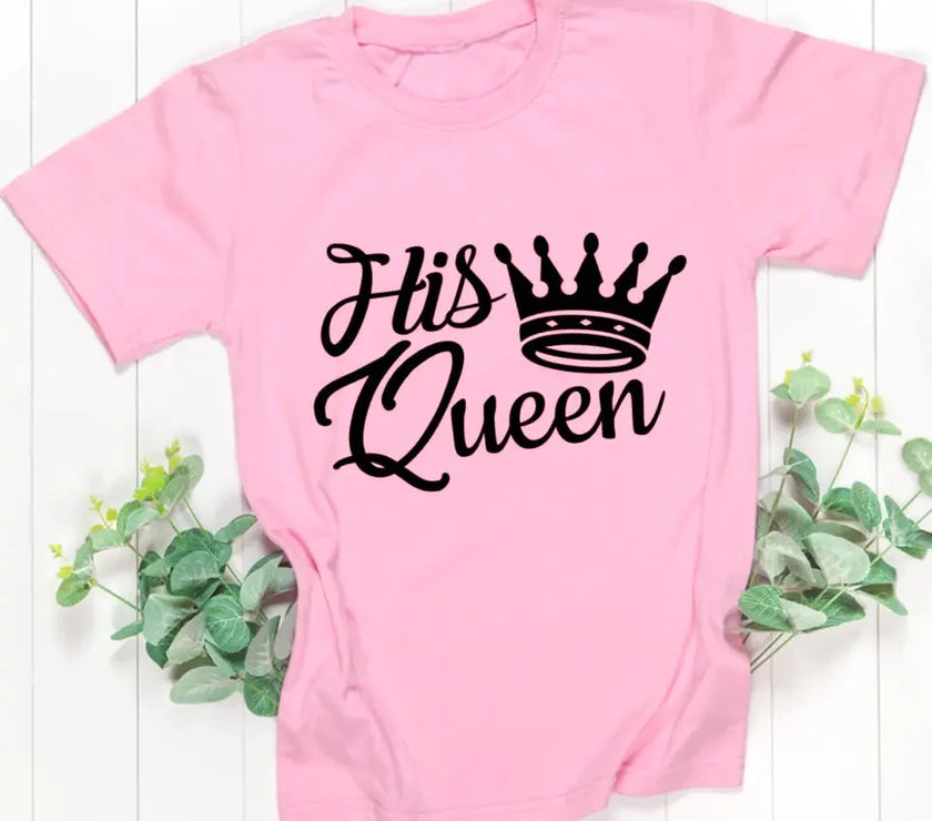 Customizer - His Queen & Her King Couple Tee