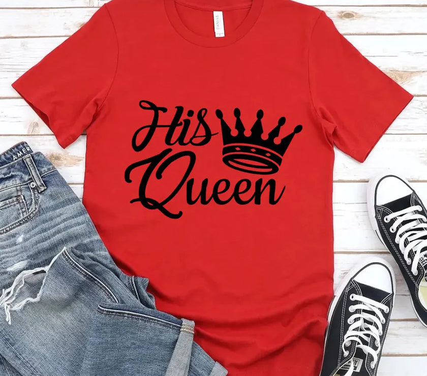 Customizer - His Queen & Her King Couple Tee